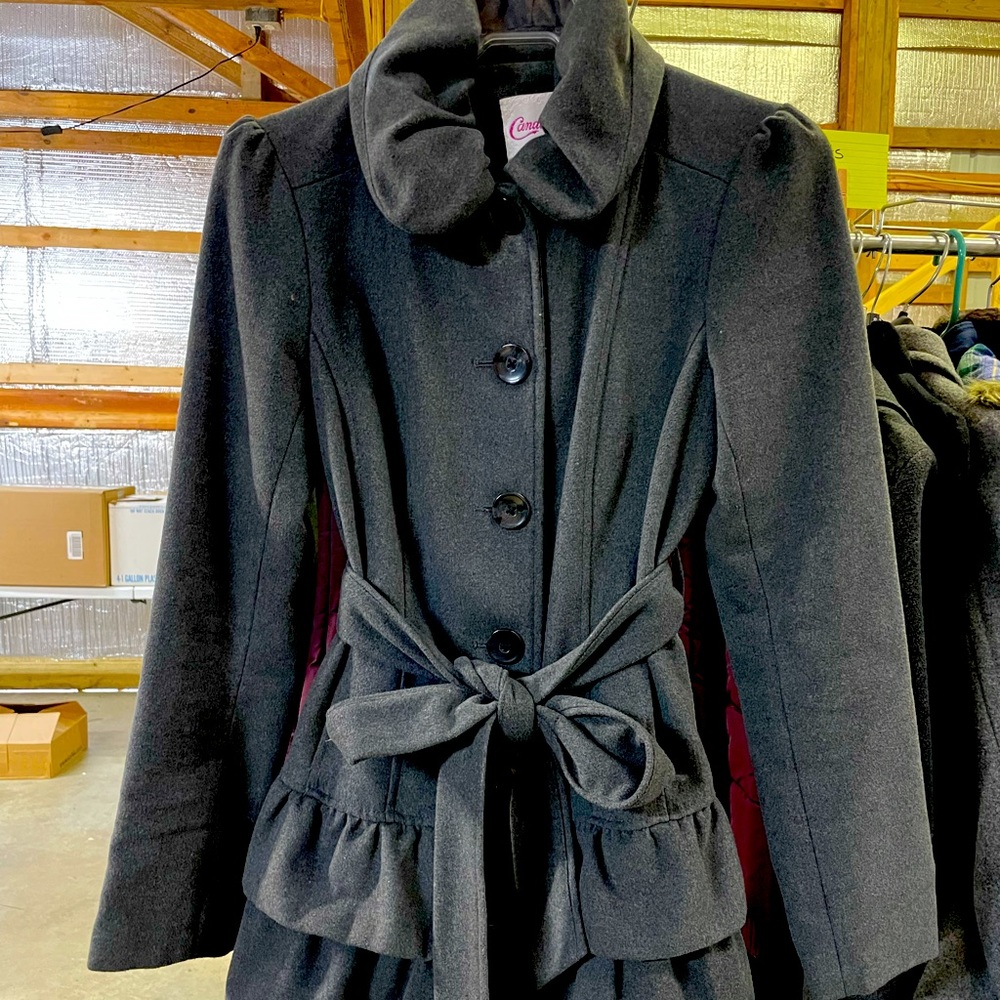 Candies Peacoat With Tiered Bottom
